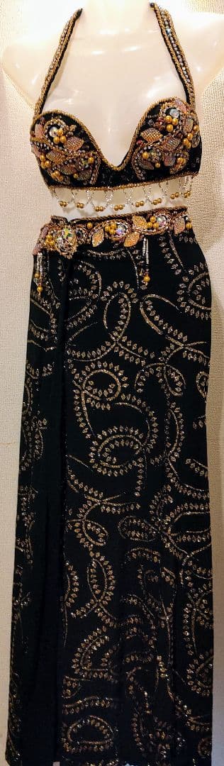 【新品】エジプト製ベリーダンスオリエンタルゴシック衣装