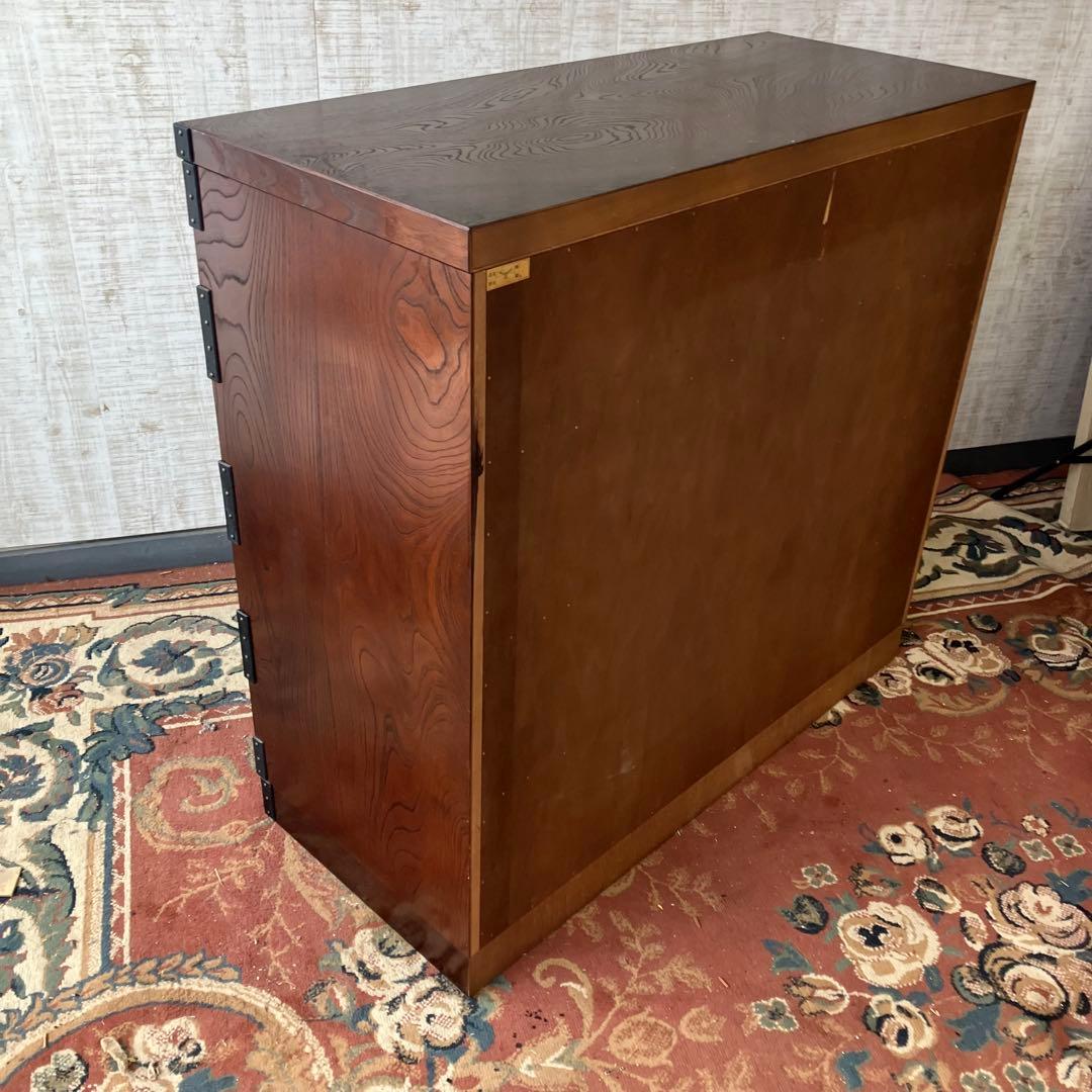 昭和レトロ 古家具 仙台箪笥 4段5杯 引き出し箪笥 和箪笥 ビンテージ古道具