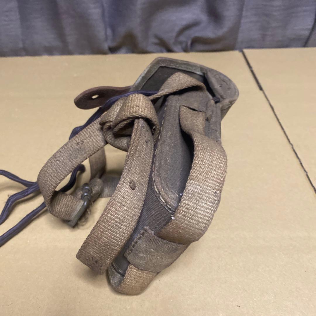 旧日本軍　図嚢 懐中電灯付き