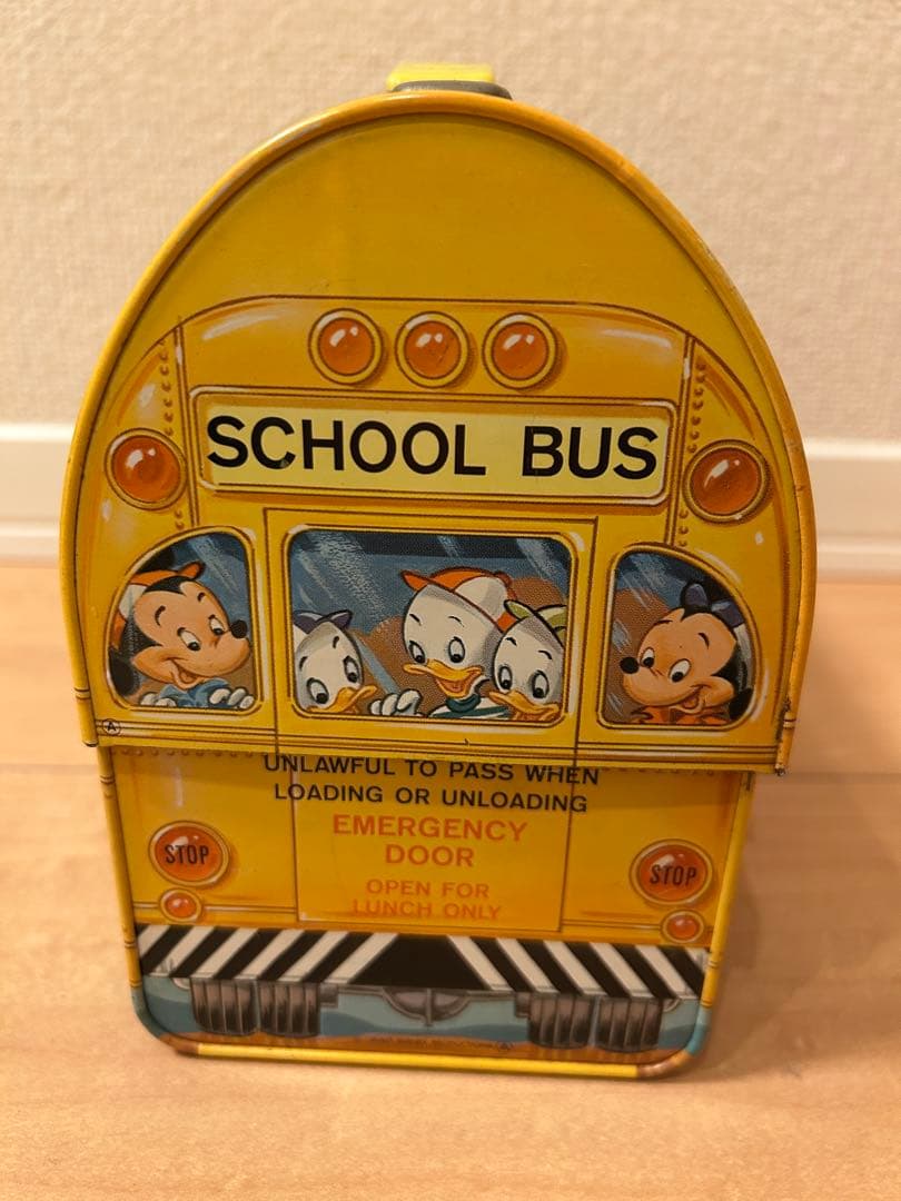 ディズニー ヴィンテージ スクールバス ランチボックス アラジン