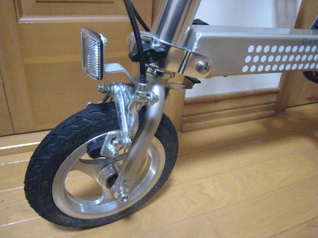【程度良】キャリーミー(Carry me) ８インチ折りたたみ自転車 シルバー