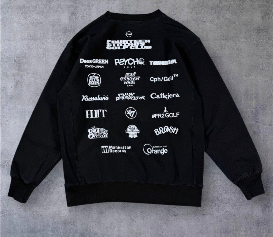 レア14SGC clubhaus TANGRAM GOLF スウェット