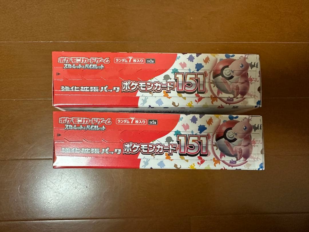 ポケモンボックス　151 シュリンク付　2ボックス