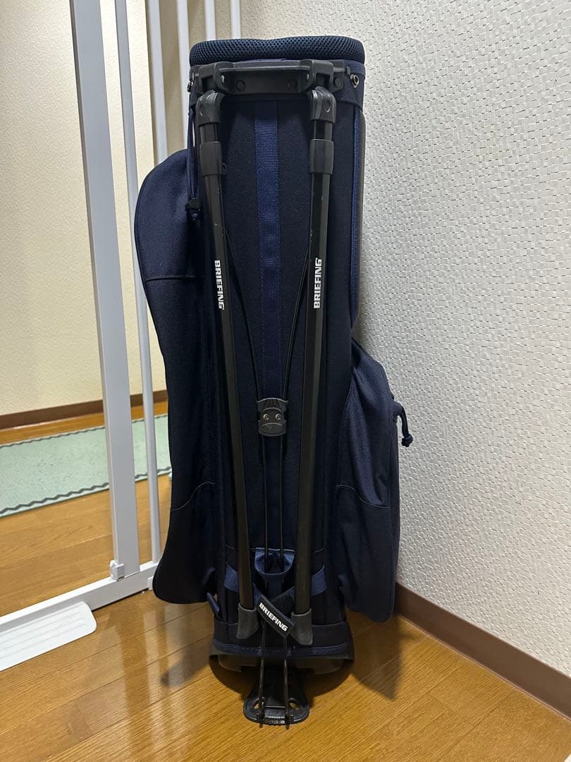 ミーBRIEFING ネイビー キャディバッグ スタンド式