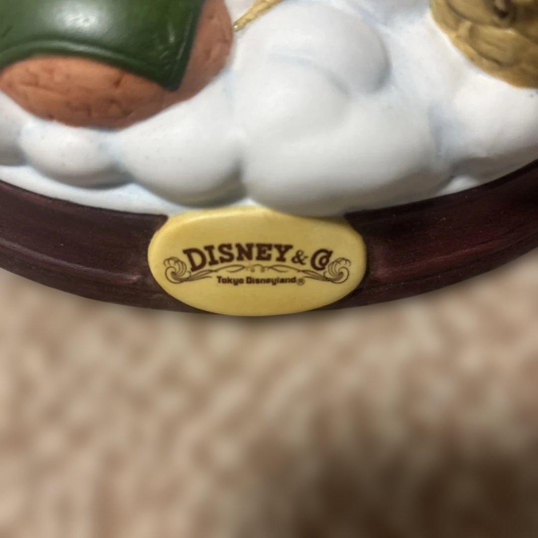 DISNEY 陶器　mickey ミッキー　空飛ぶ自転車　チップとデール