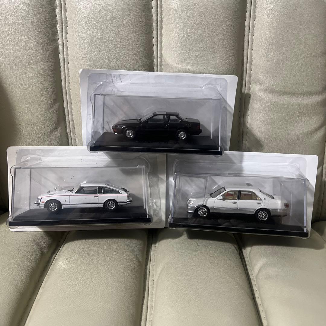 プレリュード、セリカZX、クラウンミニカーセット