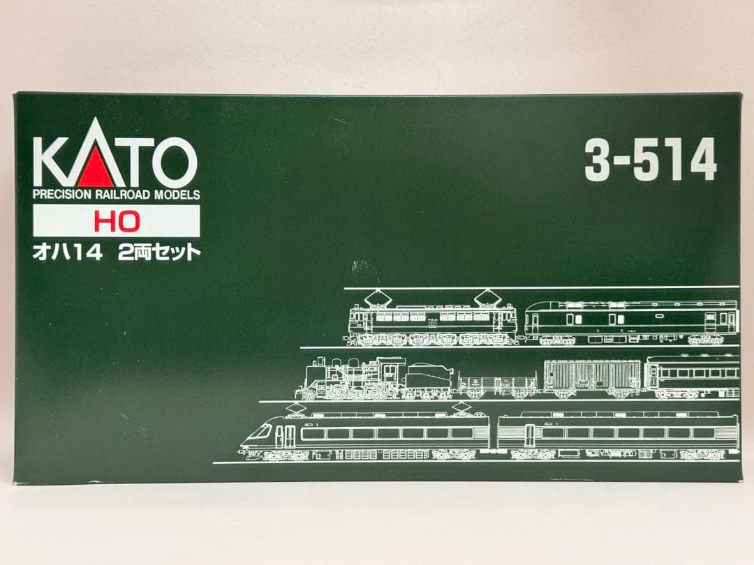 KATO 3-514 オハ14 2両セット HOゲージ