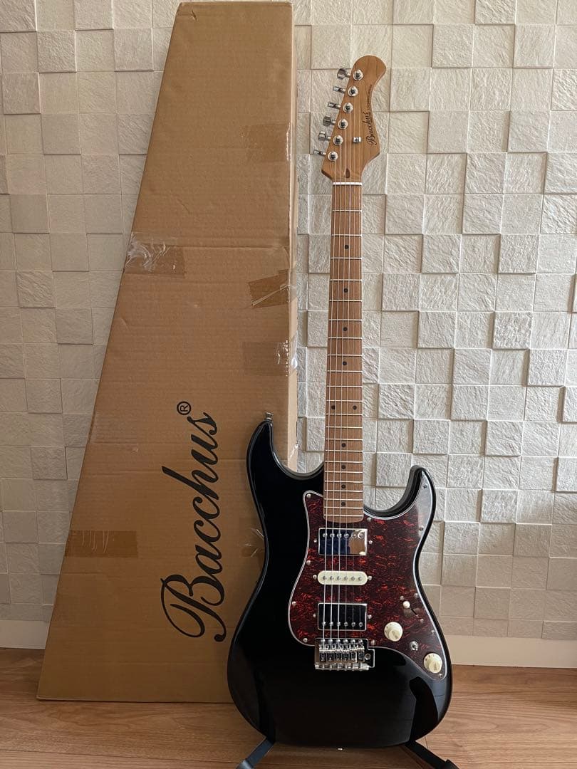 Bacchus GS-4DX RSM/M BLK ステンレスフレット