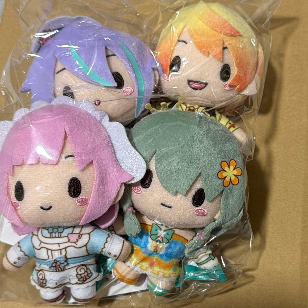 プロジェクトセカイ　ふわぷちマスコット　ワンダショサンリオコラボ　4種セット