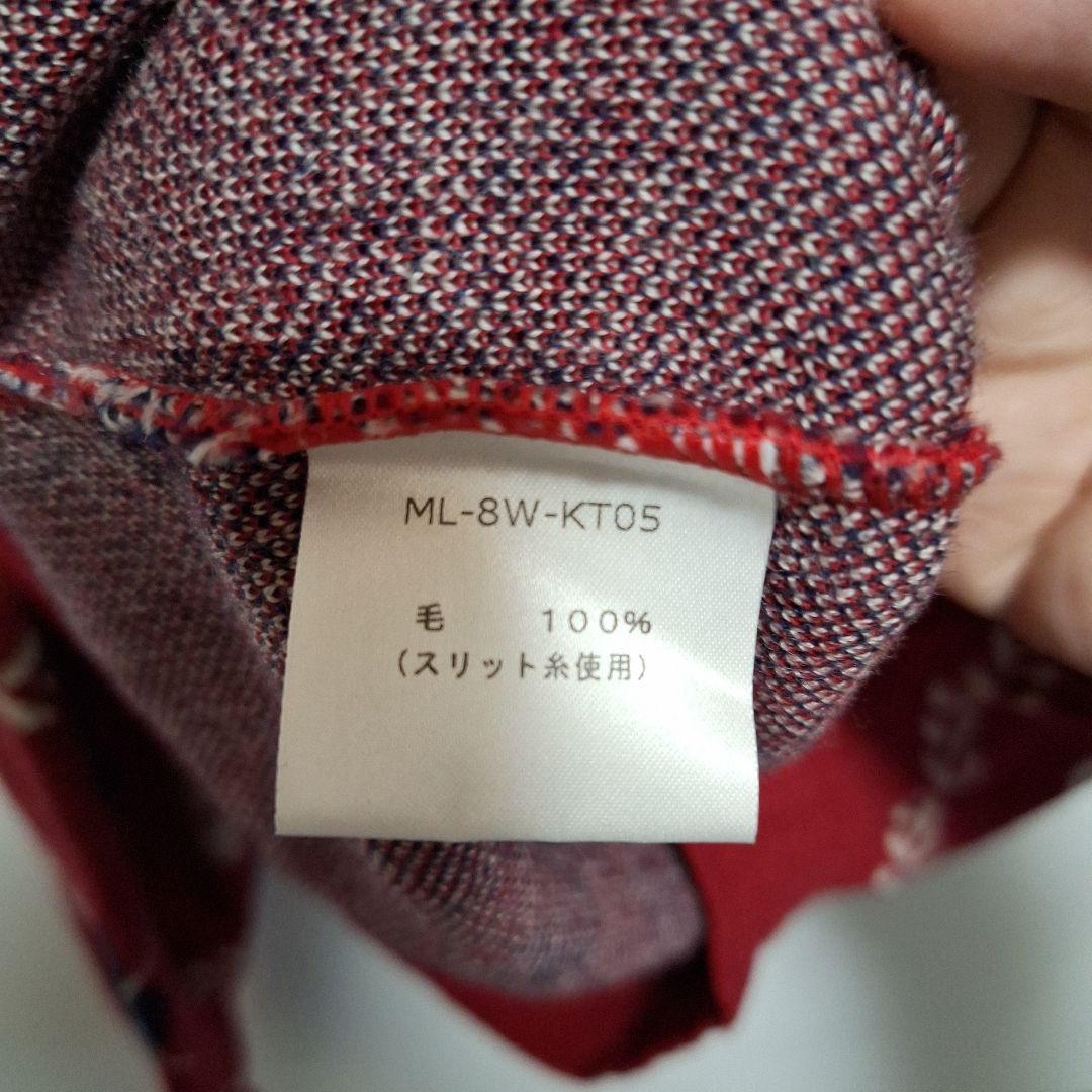 MARK&LONA スカル柄セーター M