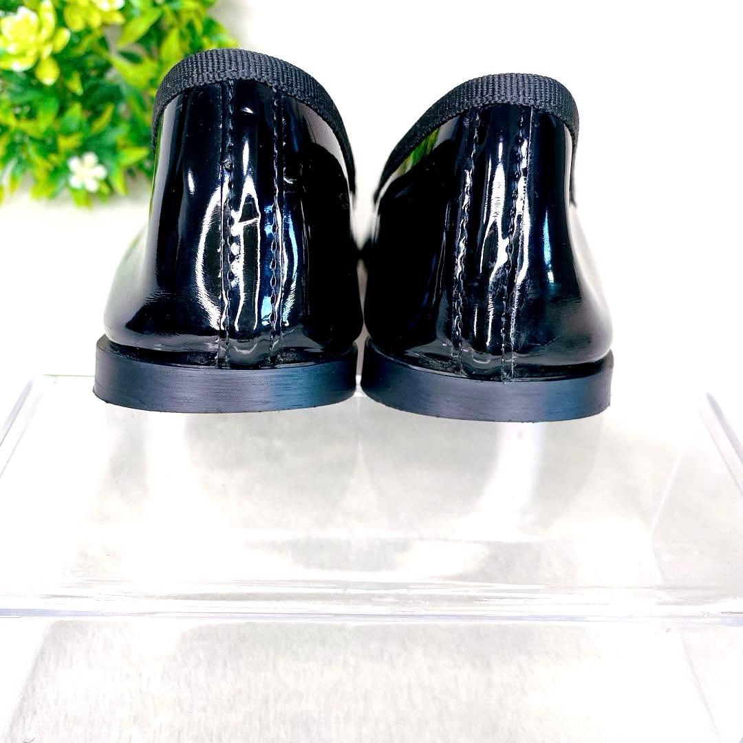 美品✨レペット サンドリオン パテント ブラック 36 バレエシューズ エナメル