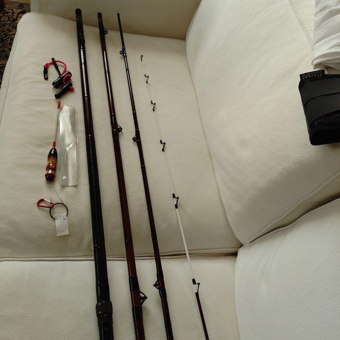 再々値下げしました！！　ダイワ　石鯛竿　初代剛心竿改　五四四 実用品　ウニ通し付