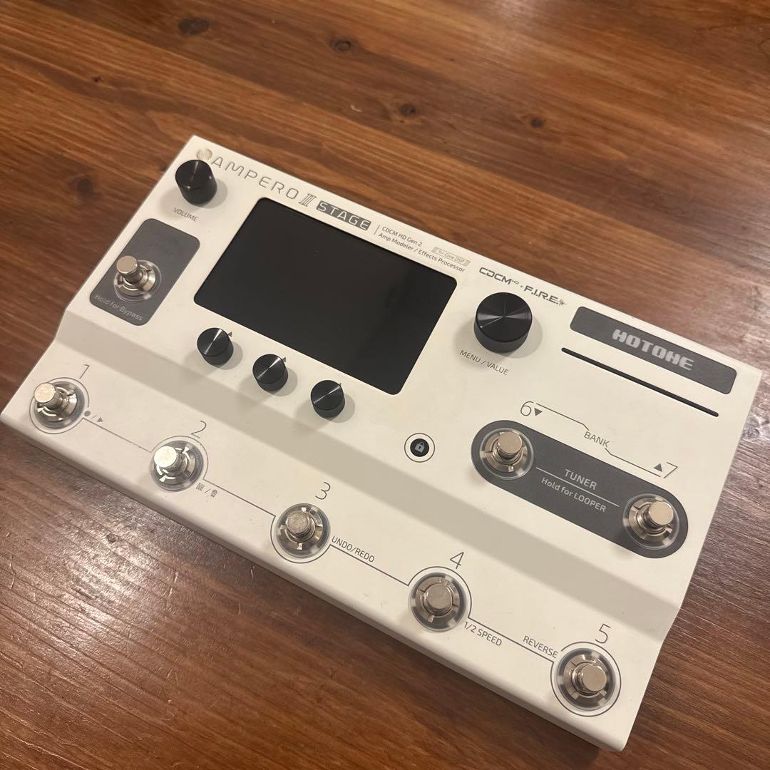 【美品】HOTONE AMPERO Ⅱ STAGE マルチプロセッサー