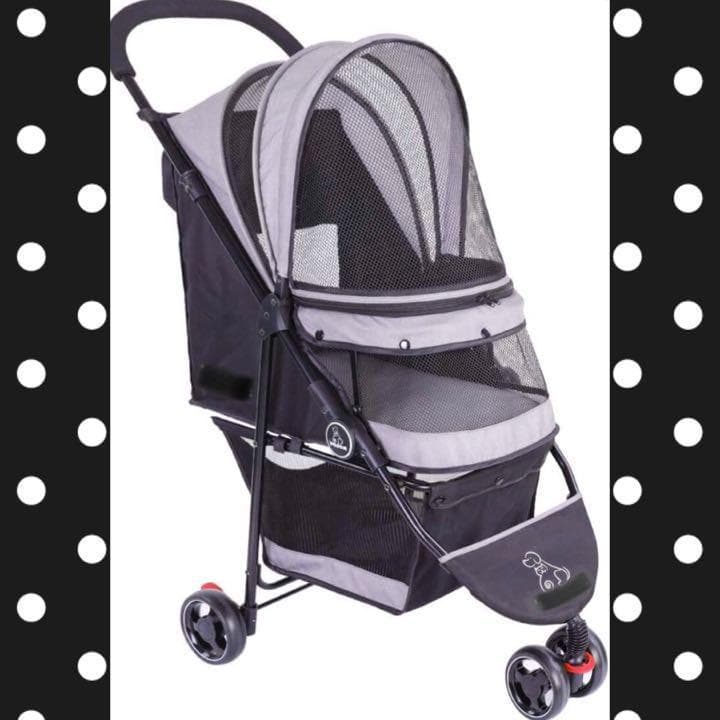 ❤3輪で小回り抜群❣簡単に折りたため超便利＆収納スペースを節約♪❤ペットバギー