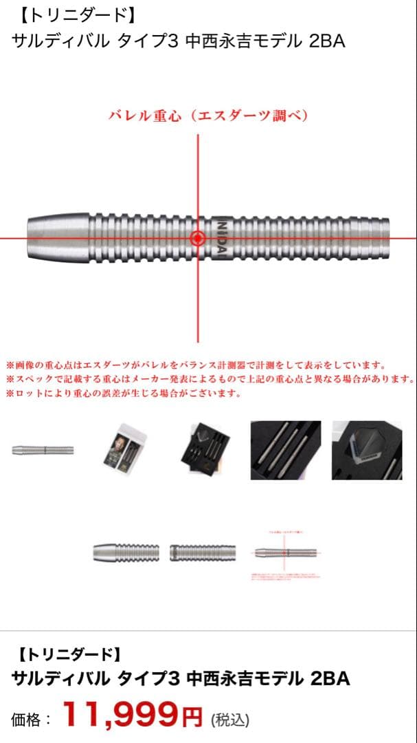 極美品　サルディバル タイプ3 中西永吉モデル 2BA トリニダード