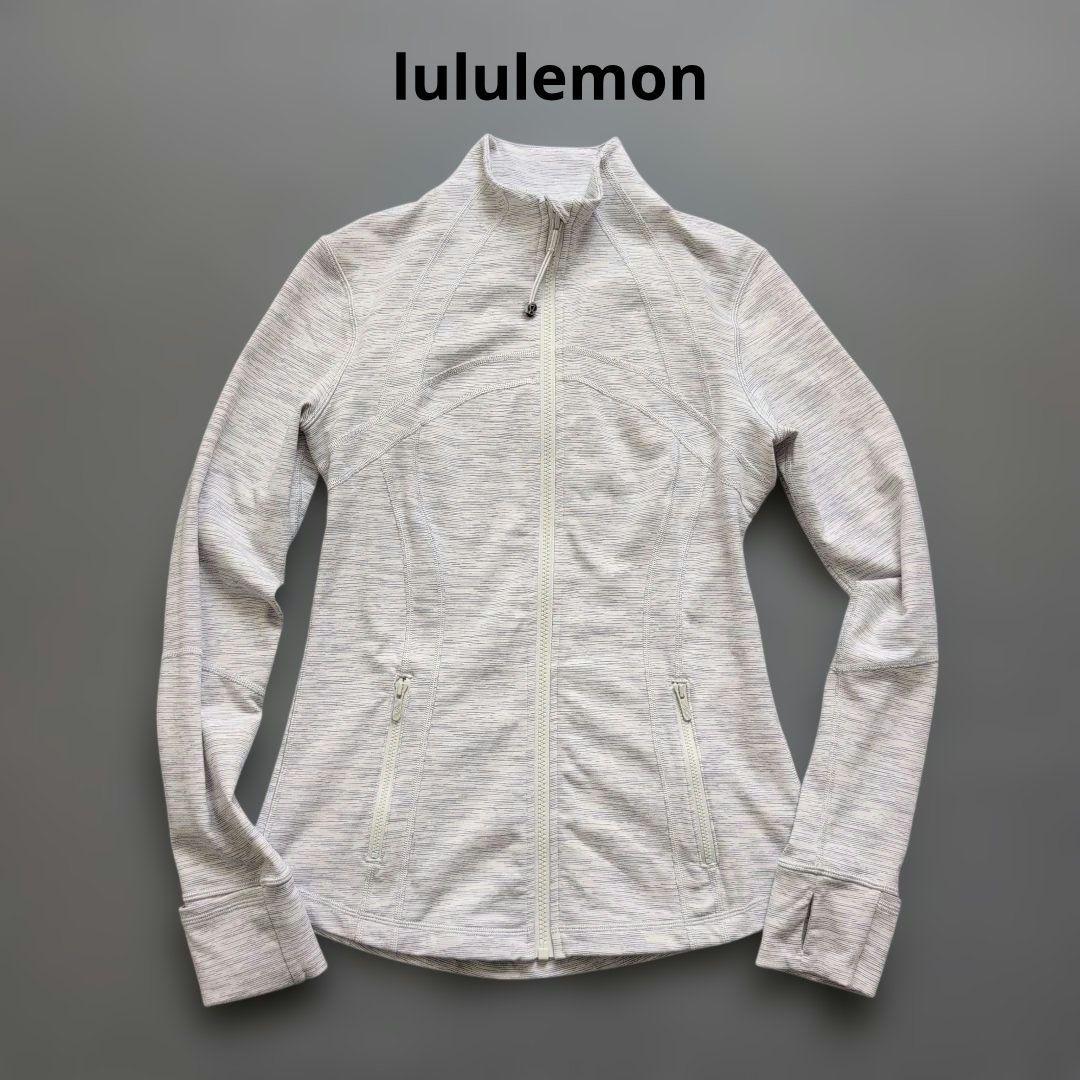 【極美品】ルルレモン　クロップDefineジップアップスウェットジャケット 8