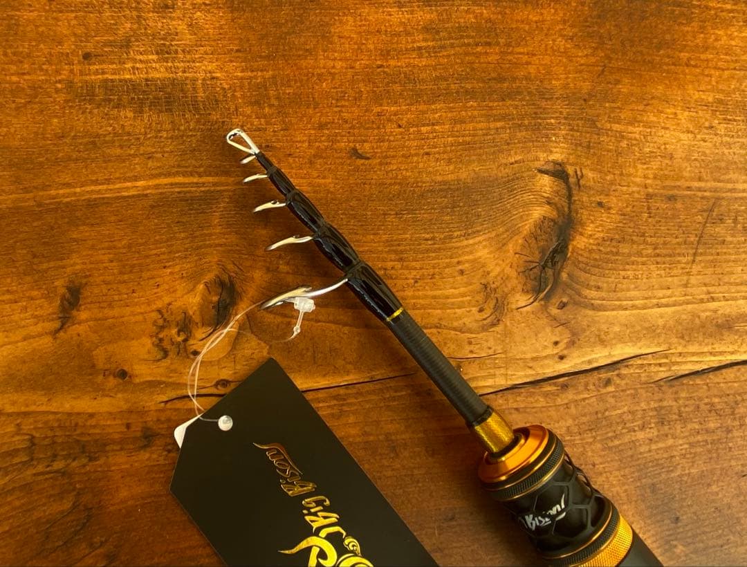 渓流セット　トラウトロッド　ウッドグリップ　5ft6inch スピニングロッド