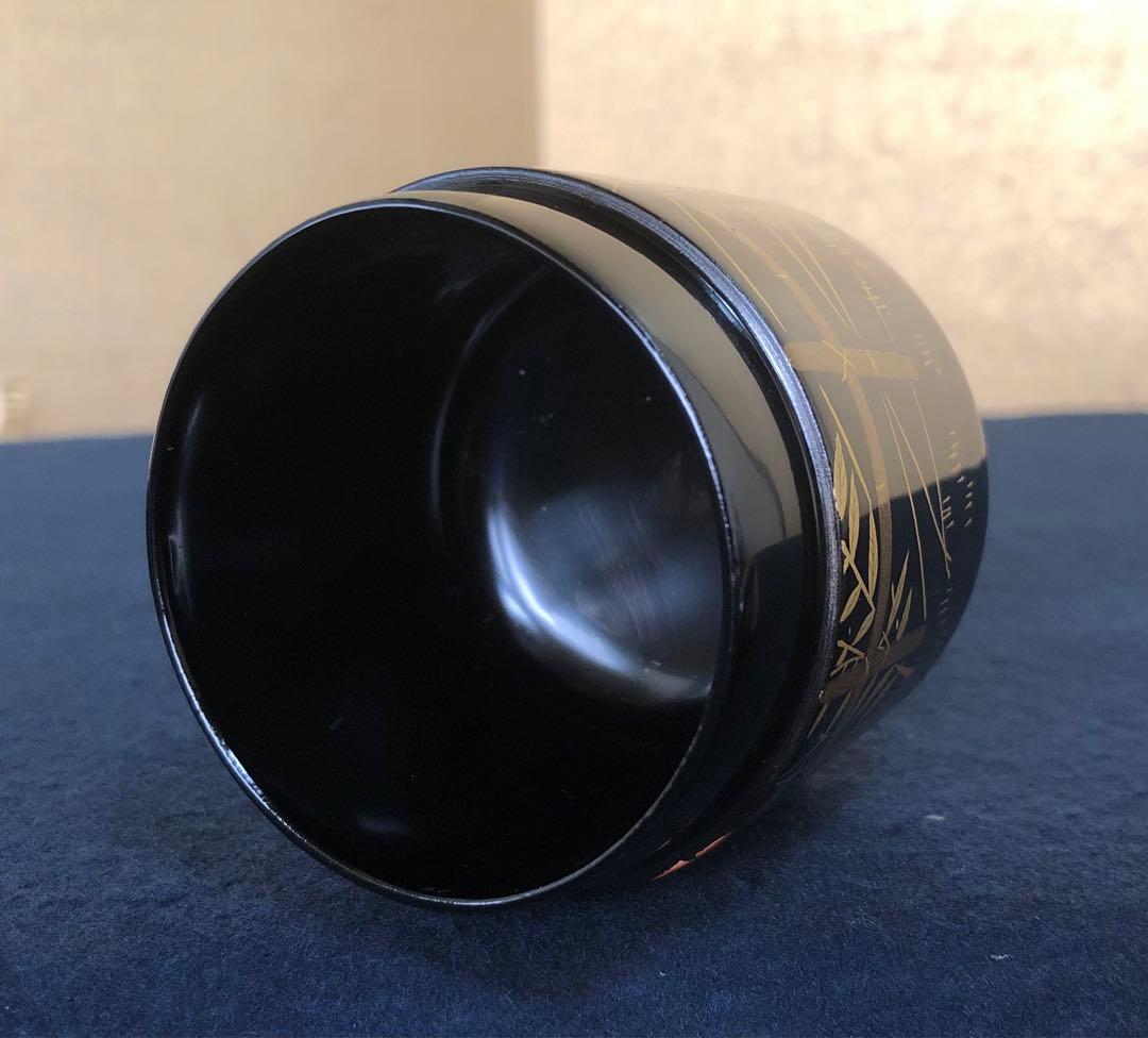 割引❗️《R》茶道具 秋草蒔絵 雪吹棗 松峰作 共箱 元箱　260116き4