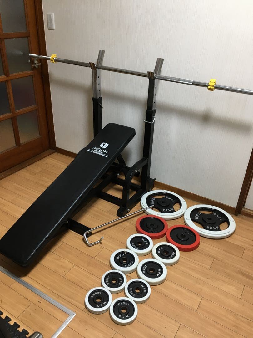 タケコプター 　FIGHTING ROAD ベンチプレスセット55Kg