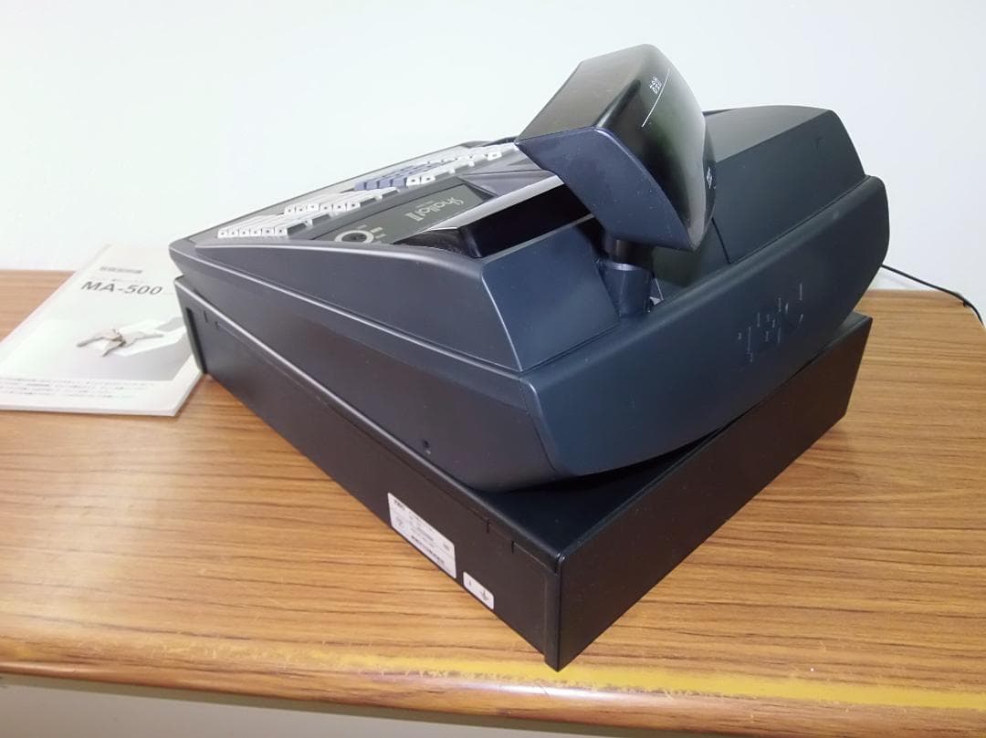 QRコード 店名ロゴ 領収証 設定無料 MA-500 レジスター　250627