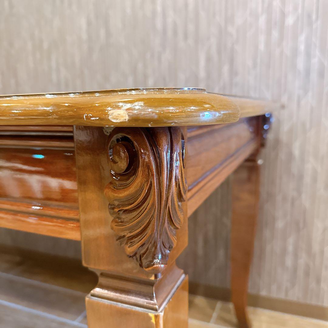 イタリア ダイニングテーブル 象嵌細工 エレガント クラシック ヨーロピアン