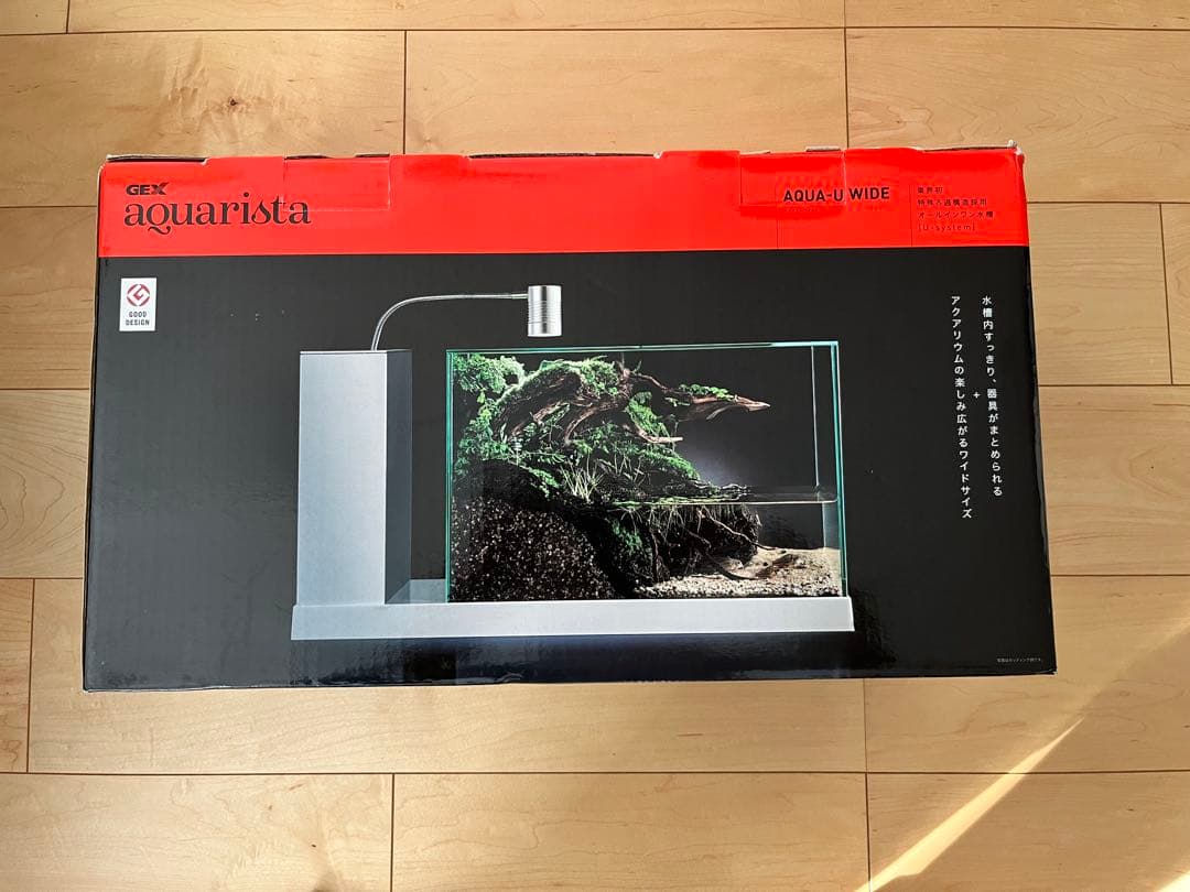 GEX AQUA-U WIDE ガラス水槽　セット売り