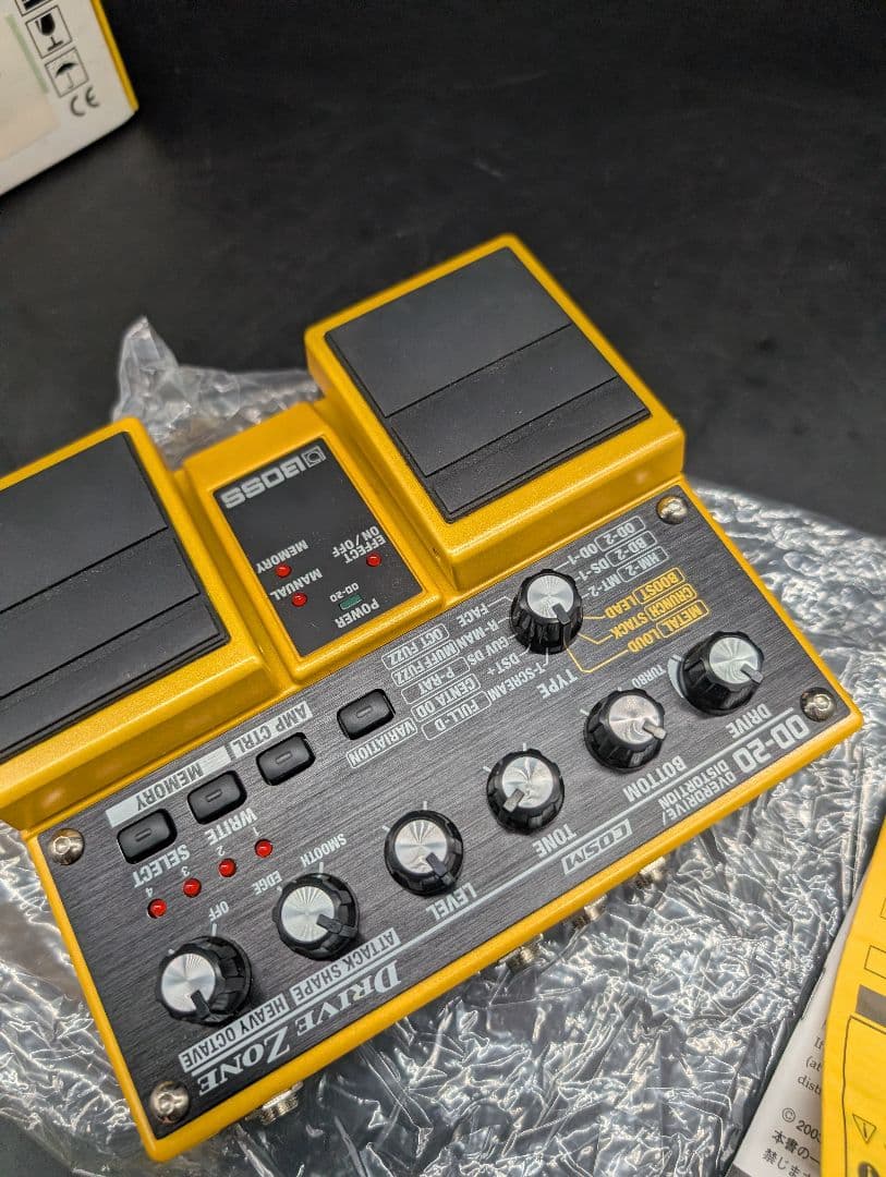 【動作確認済】BOSS OD-20 オーバードライブエフェクター