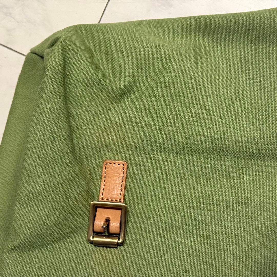 キャンバス製パニアバッグ オリーブグリーン