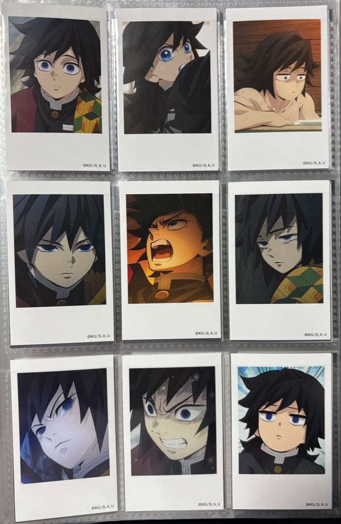 【新品】鬼滅の刃 冨岡義勇 チェキ風 ブロマイド　20種コンプリートセット