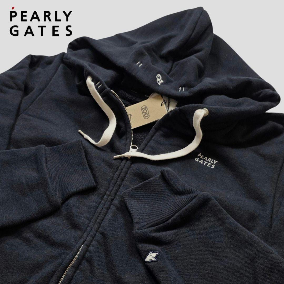 ★新品正規品 パーリーゲイツ メンズフルジップフーディ4(M) 定価35200円