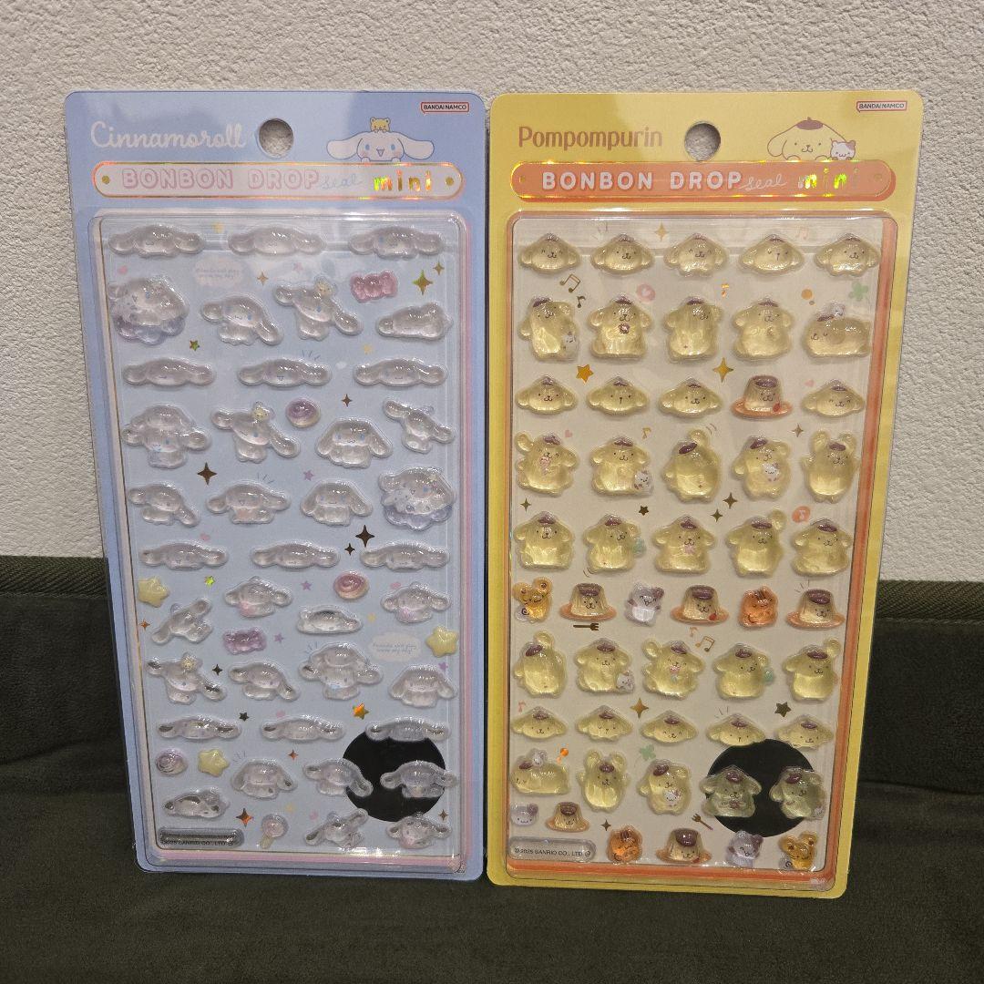 サンリオ　ボンボンドロップシールMINI　8種