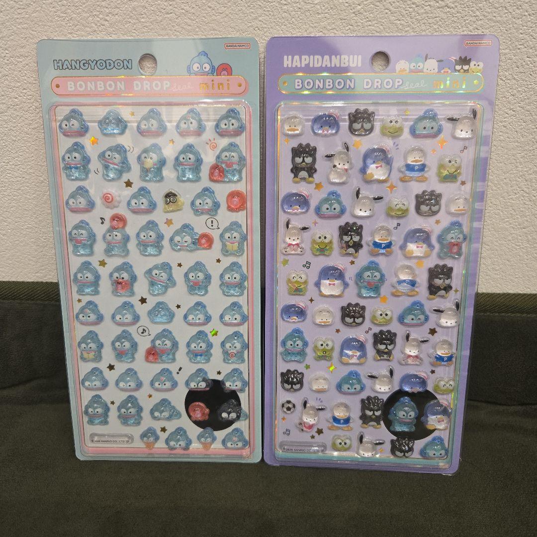 サンリオ　ボンボンドロップシールMINI　8種