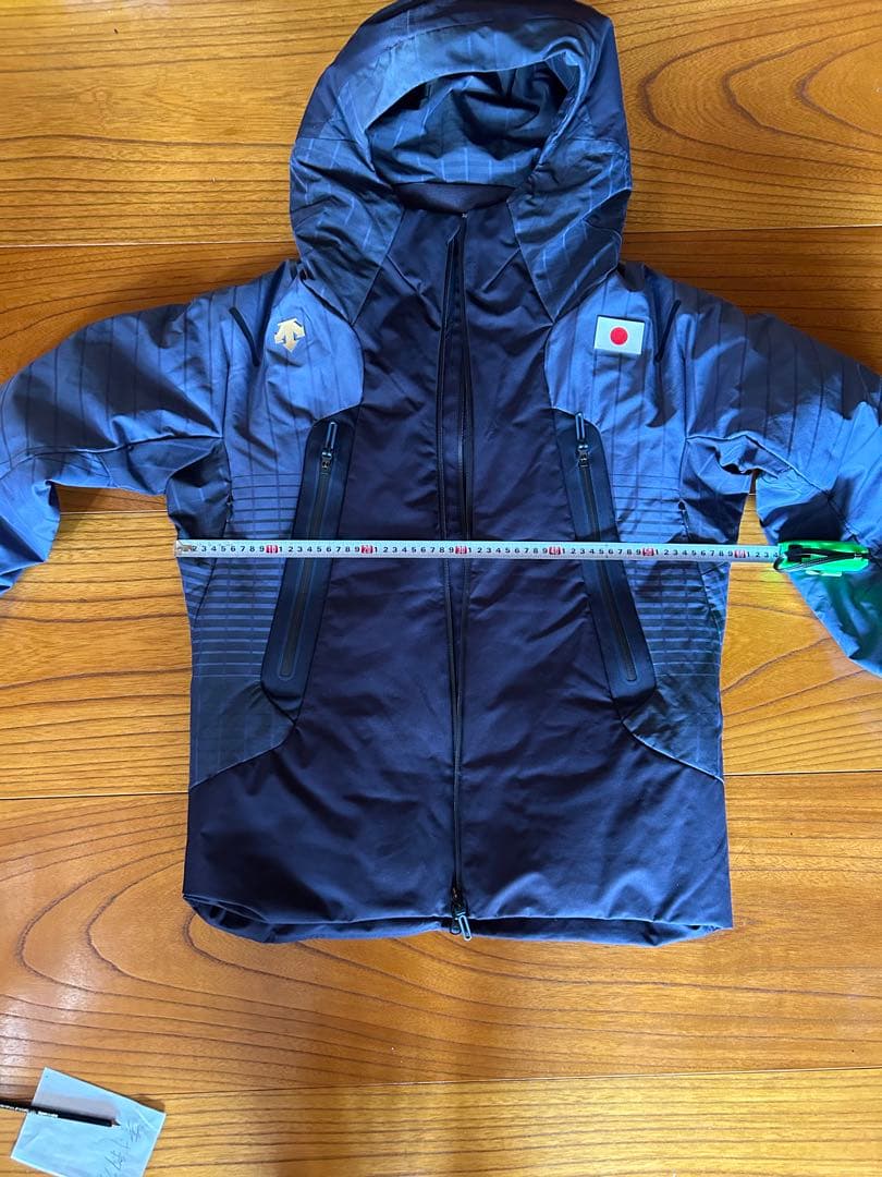 デサント日本国旗付きサイズＯスキーウェア上下