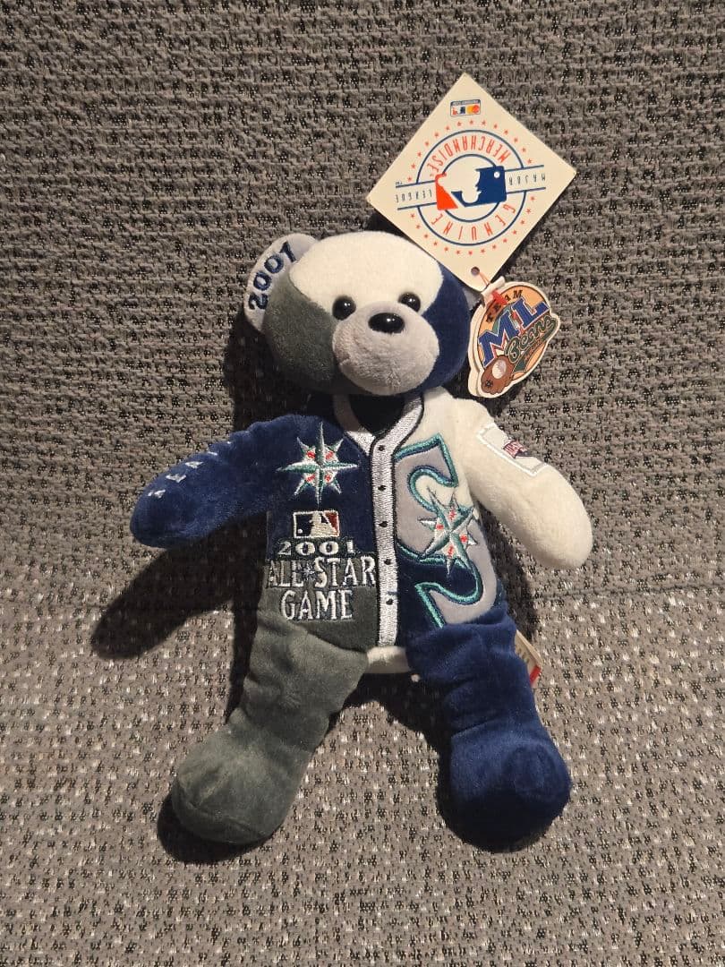 2001年オールスターゲーム ぬいぐるみ　ML Bear　野球　クマ