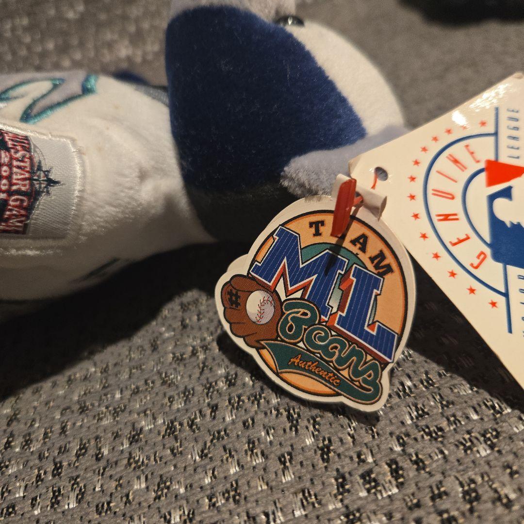 2001年オールスターゲーム ぬいぐるみ　ML Bear　野球　クマ