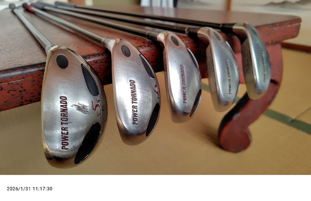 キャスコ パワートルネードアイティリティ 555~999 5本 4本リグリップ済