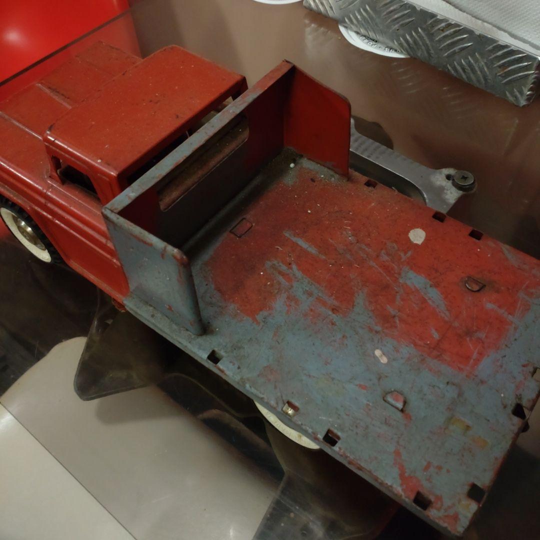 店じまいアメリカレトロ 赤 トラック おもちゃ