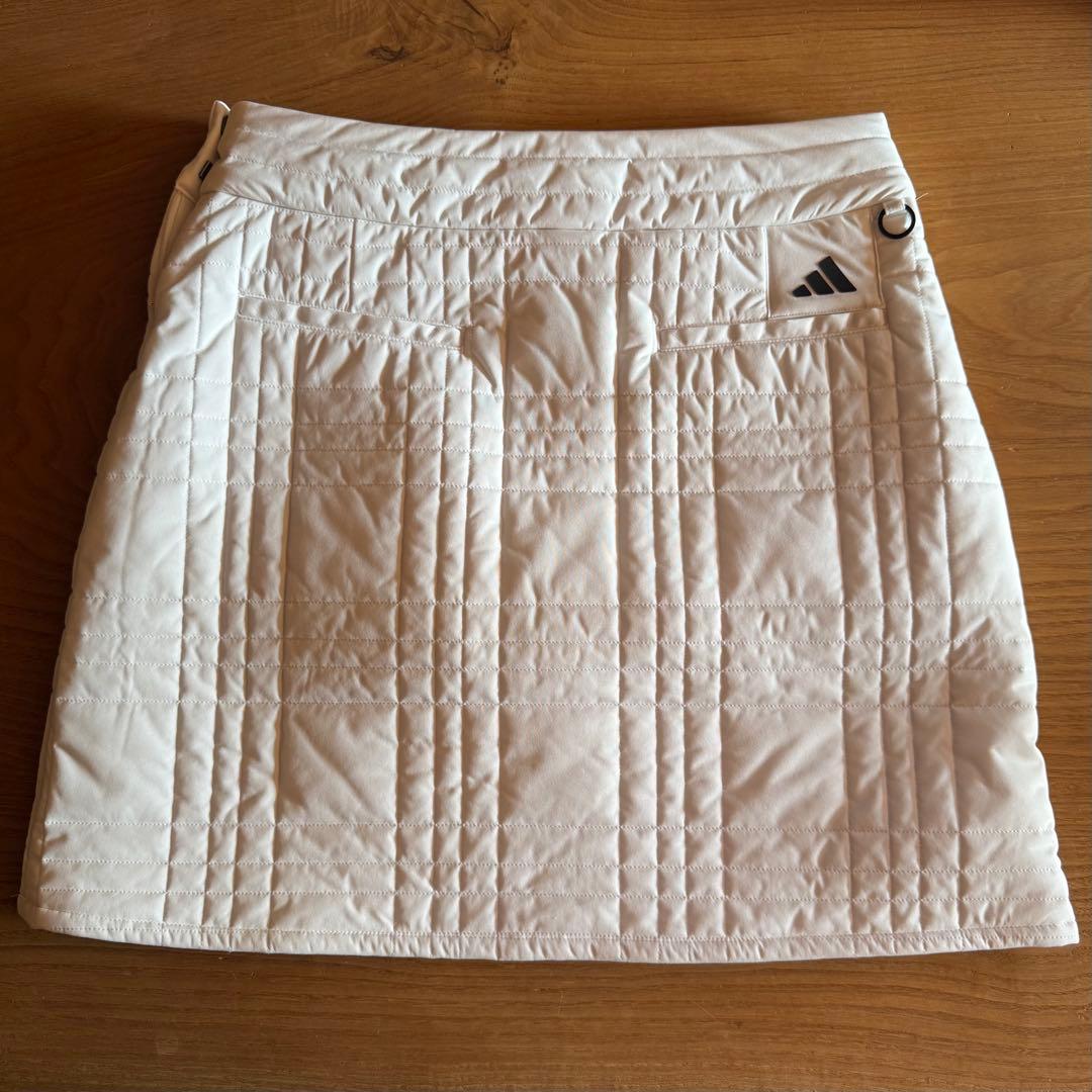 adidas ゴルフ キルティングスカート白XL