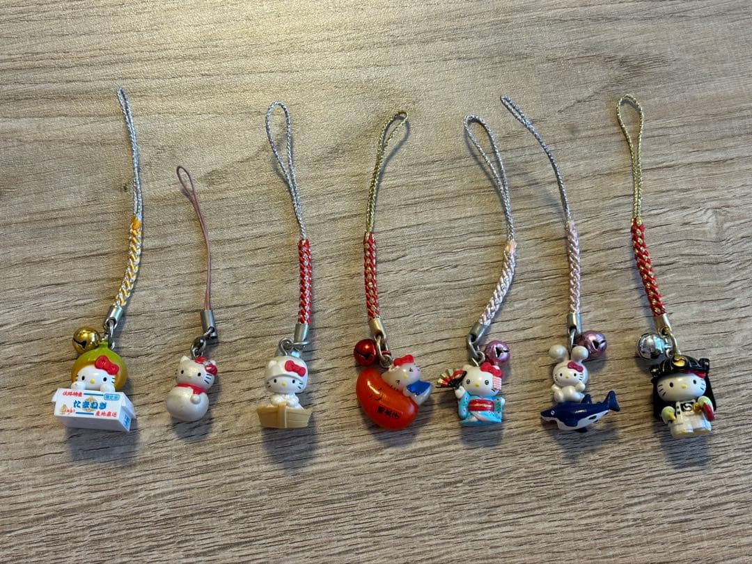 ご当地キティ ストラップ 42個セット