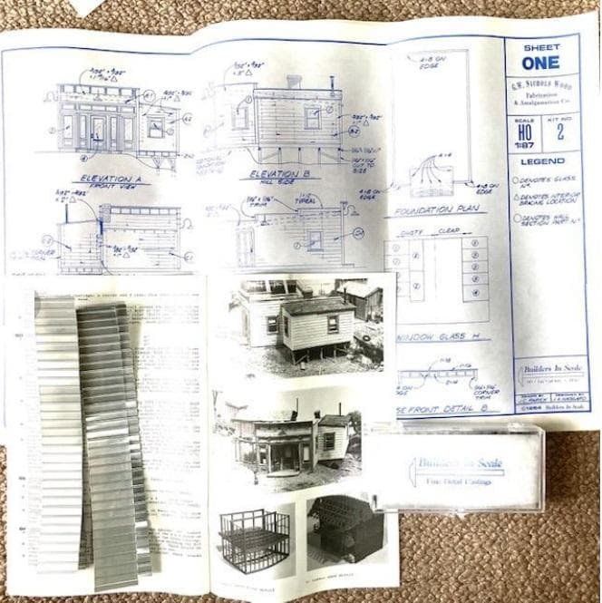 G.W.ニコルズ製材所KIT ビルダーズインスケール製 HO (1/87)