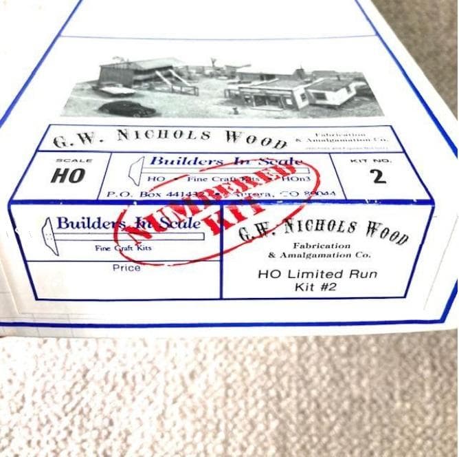G.W.ニコルズ製材所KIT ビルダーズインスケール製 HO (1/87)