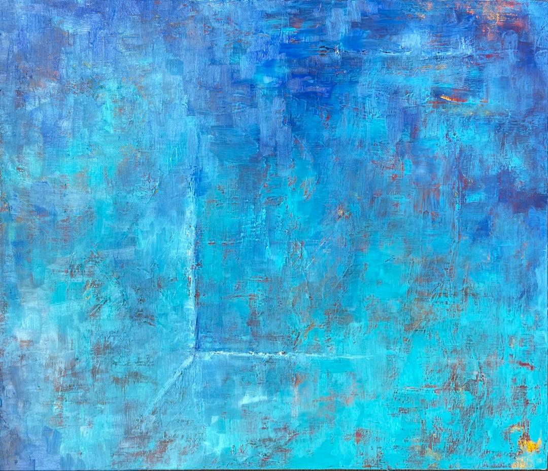 絵画　油絵　原画　抽象画　現代アートF10