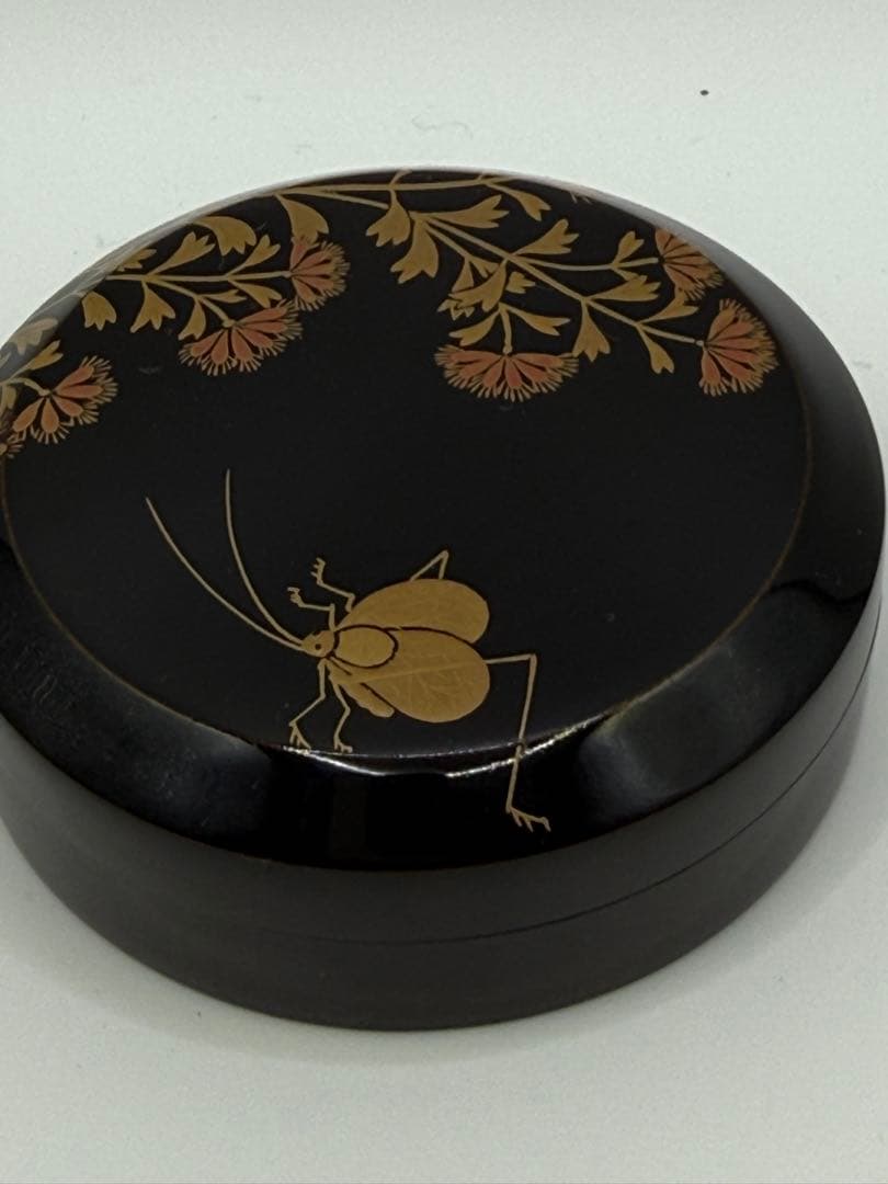お茶道具　香盆　蒔絵　在名