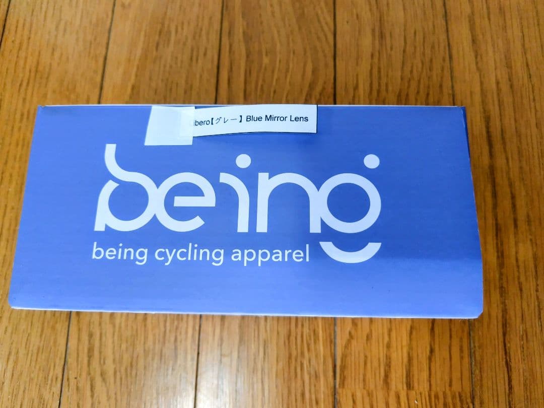 スポーツサングラス　being Libero【グレー】ブルーミラー(紫外線調光)