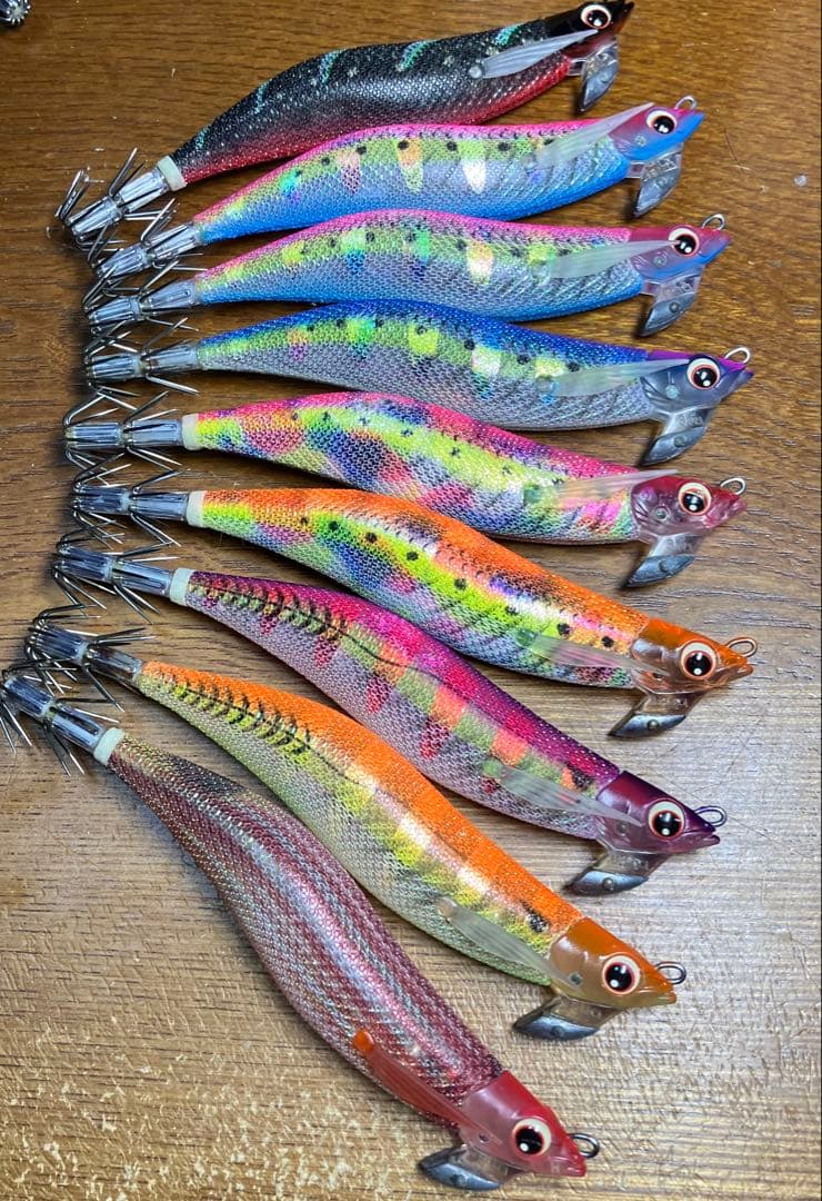 【V-1】デュエル　ez-Q マグキャスト　3.5号餌木9本セット