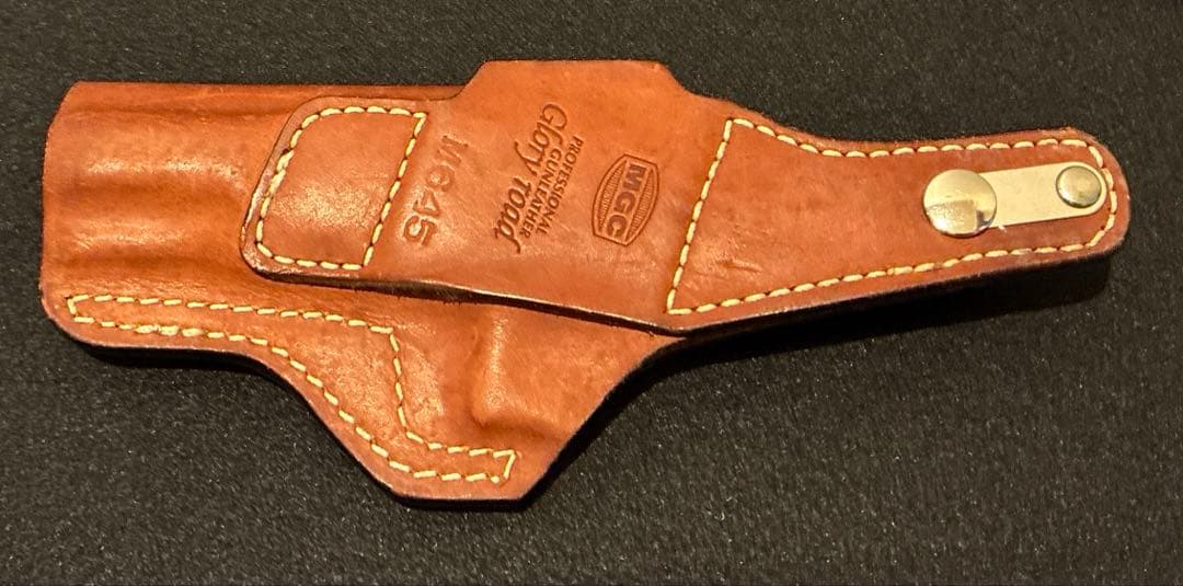 コ*ウ様 コルトガバメント ガスガン 木製グリップ ホルスター