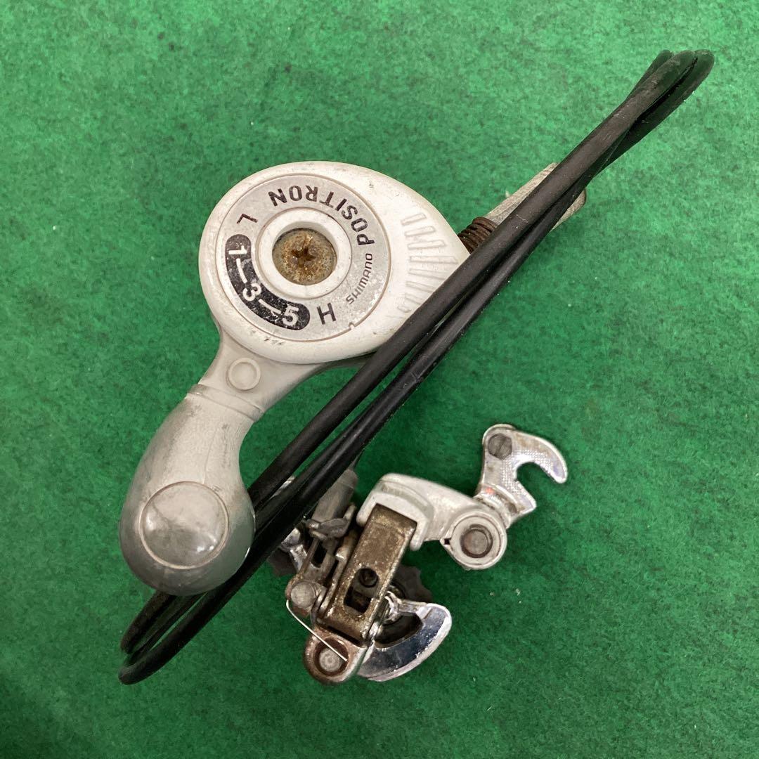 【貴重】 外装５段 シフター ディレーラー 付 リアホイール 26x1-3/8