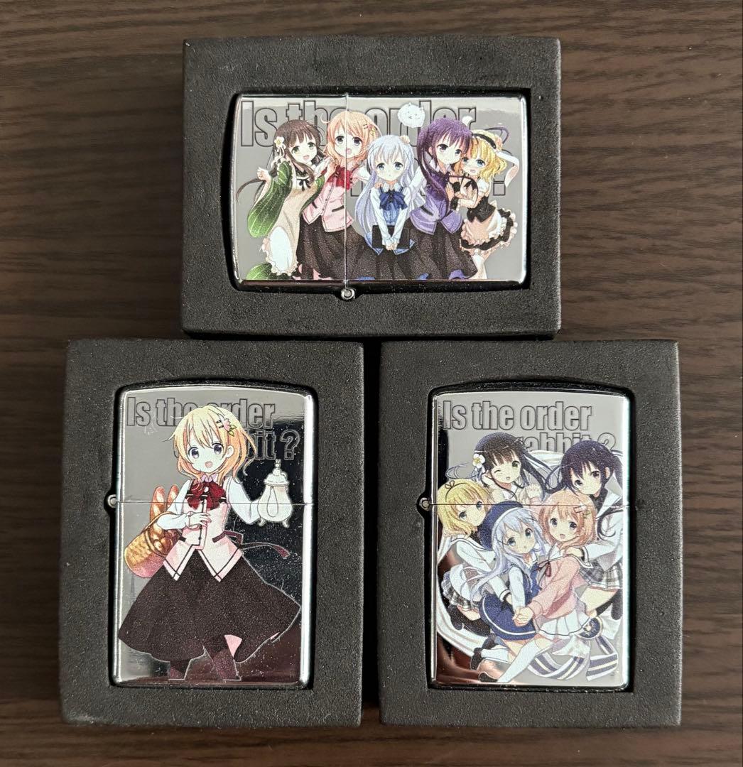 ご注文はうさぎですか？ ジッポライター セット ごちうさ ココア 集合