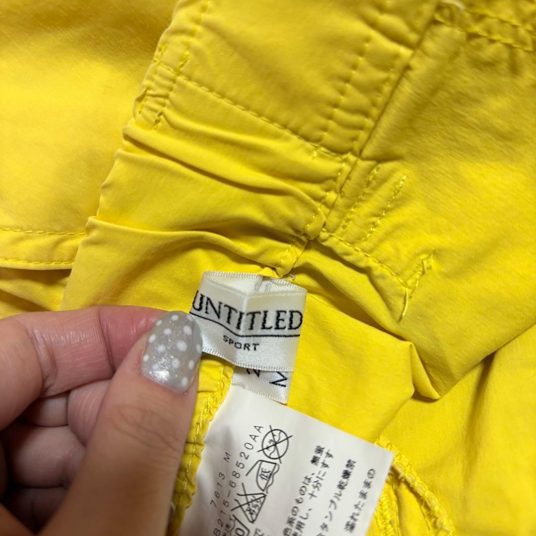 UNTITLED アンタイトル　イエロー　ショートパンツ
