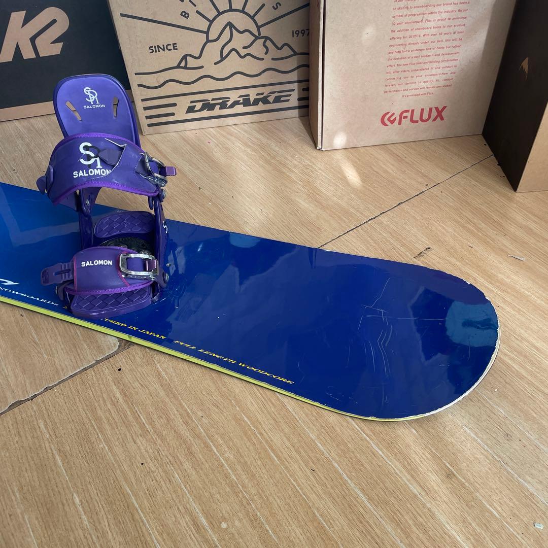 OGASAKA×SALOMON　バイン付き　スノーボードセット　FC　オガサカ